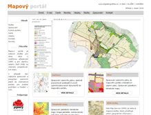 Tablet Screenshot of mapovyportal.cz